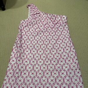 J. Crew Pink and White Floral Dress